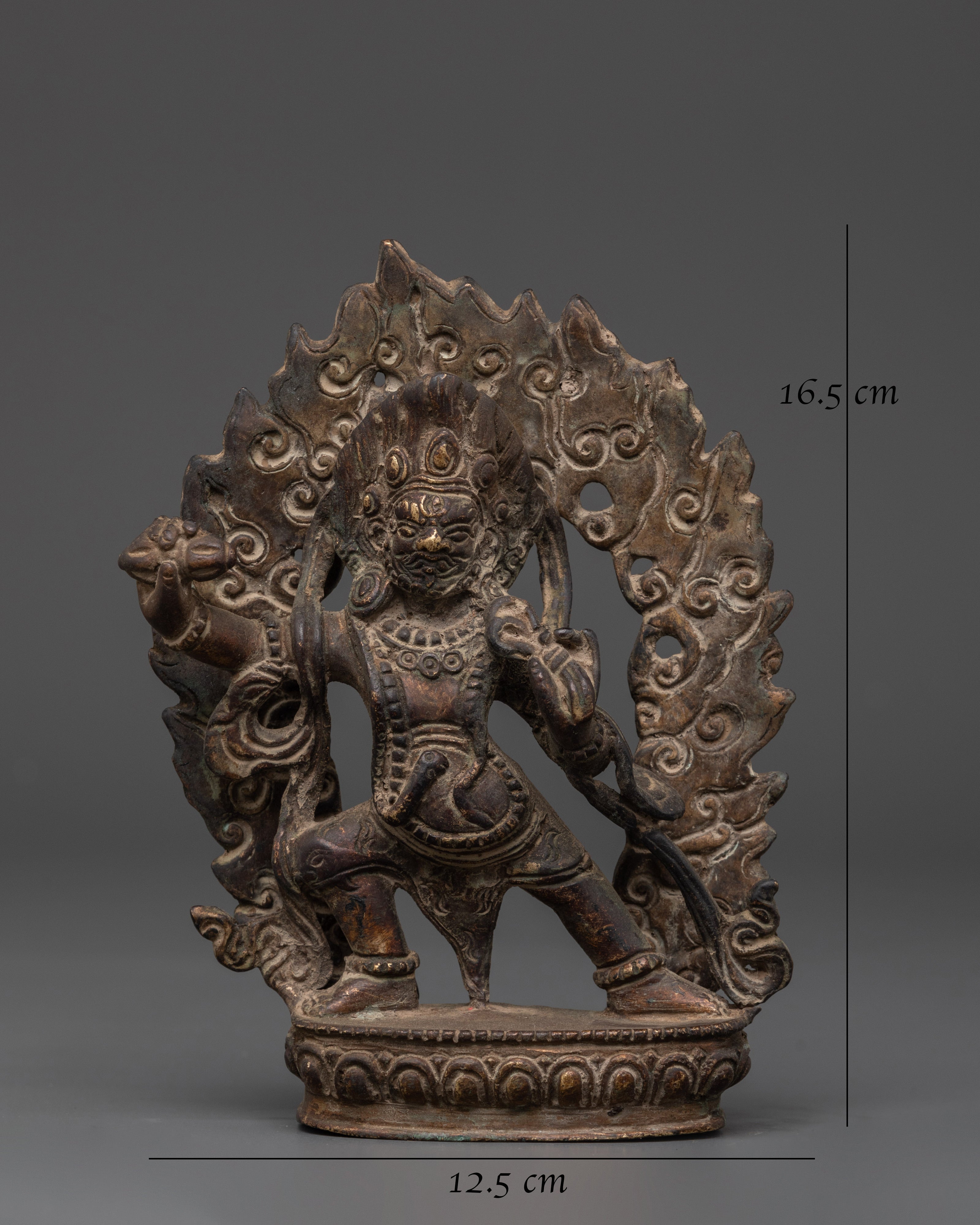 Tibetan Vajrapani Figurine | Protector Deity Statue
