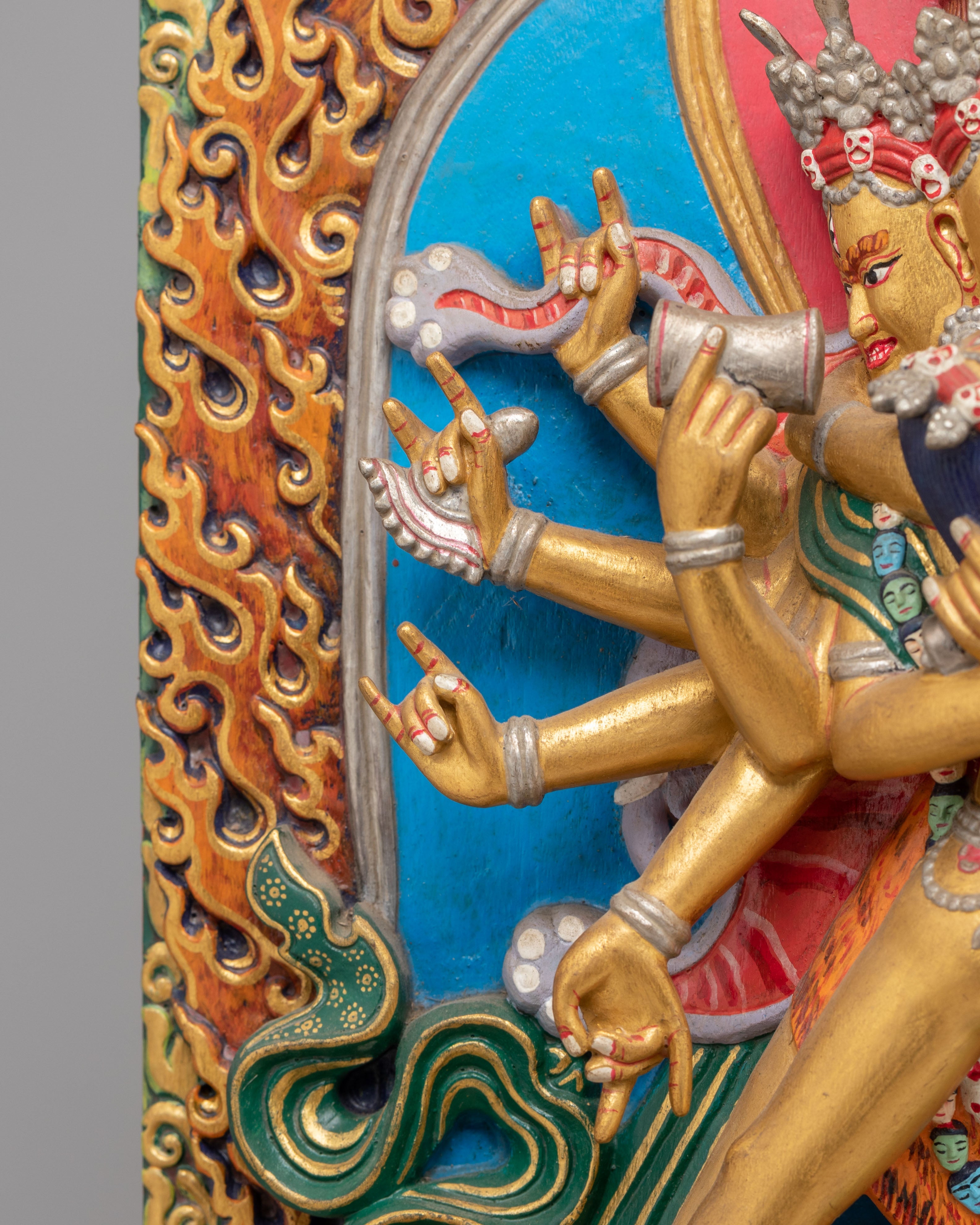 Tibetan Tantric Buddhist Chakrasamvara Statue | Union of Wisdom