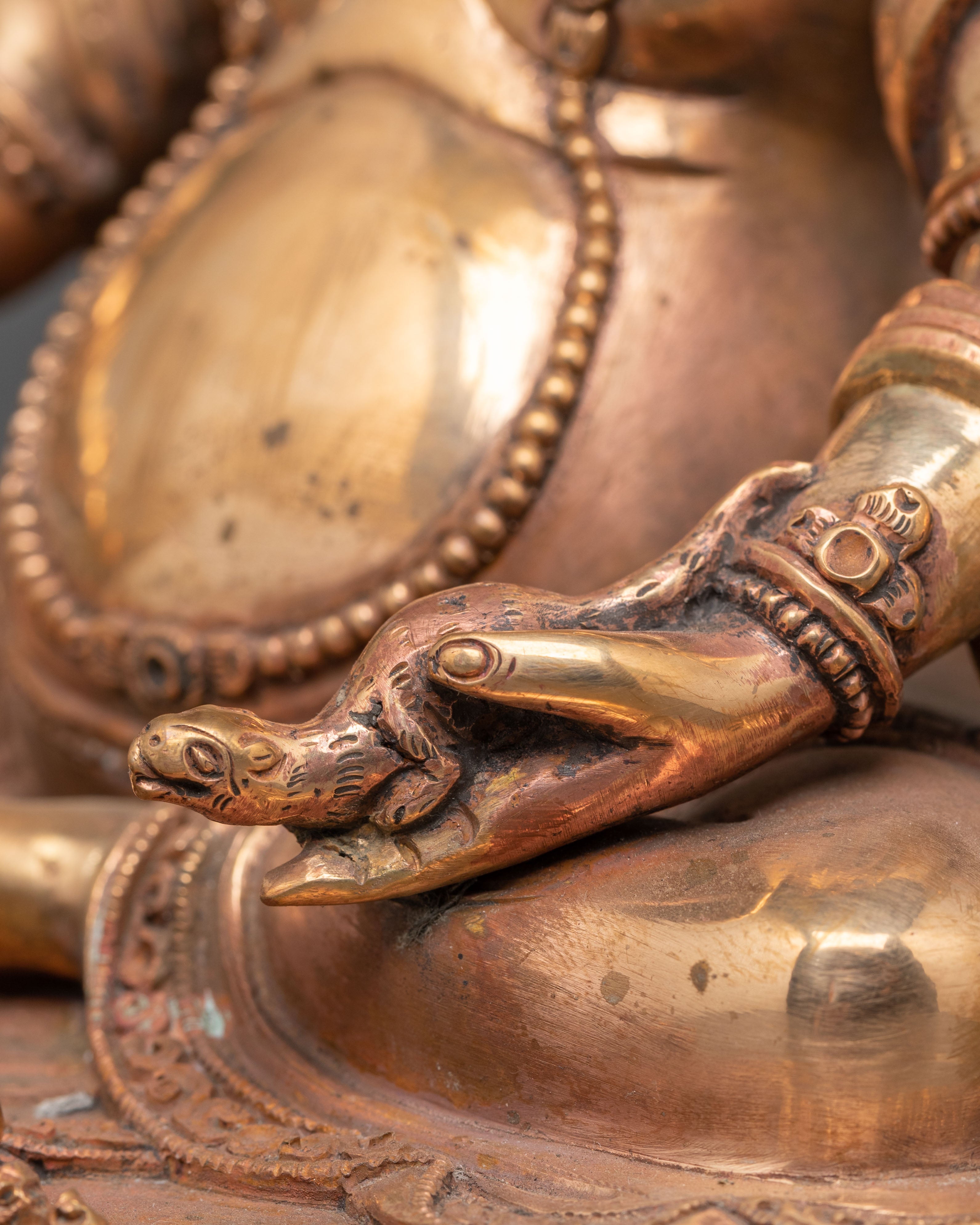 Himalayan Wealth Deity Dzambhala Statue | Symbol of Wealth