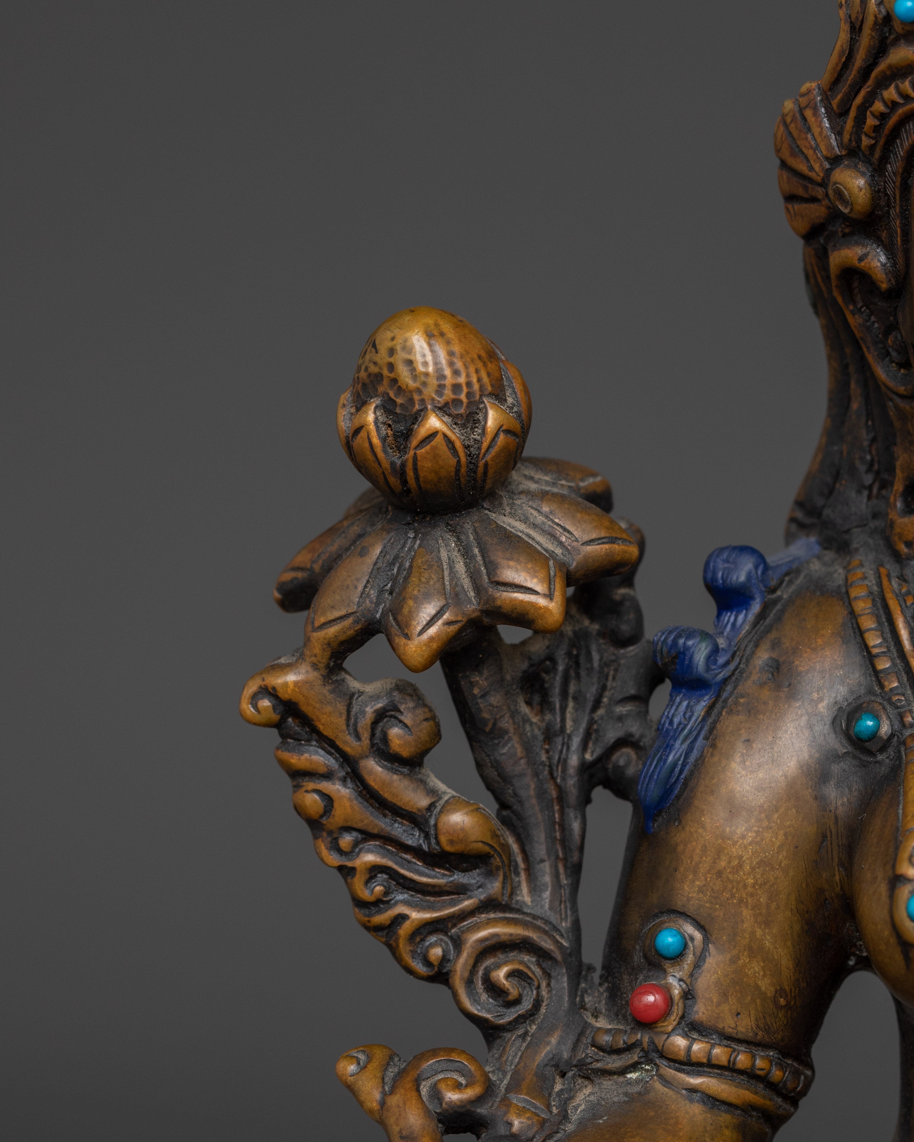 Oxidized White Tara Statue | Sita Tara - Compassionate and Healing Deity