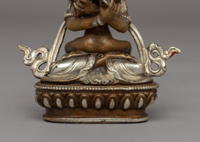 Buddha Vajradhara with Consort Statue A Sacred Tibetan Yab-Yum Statue