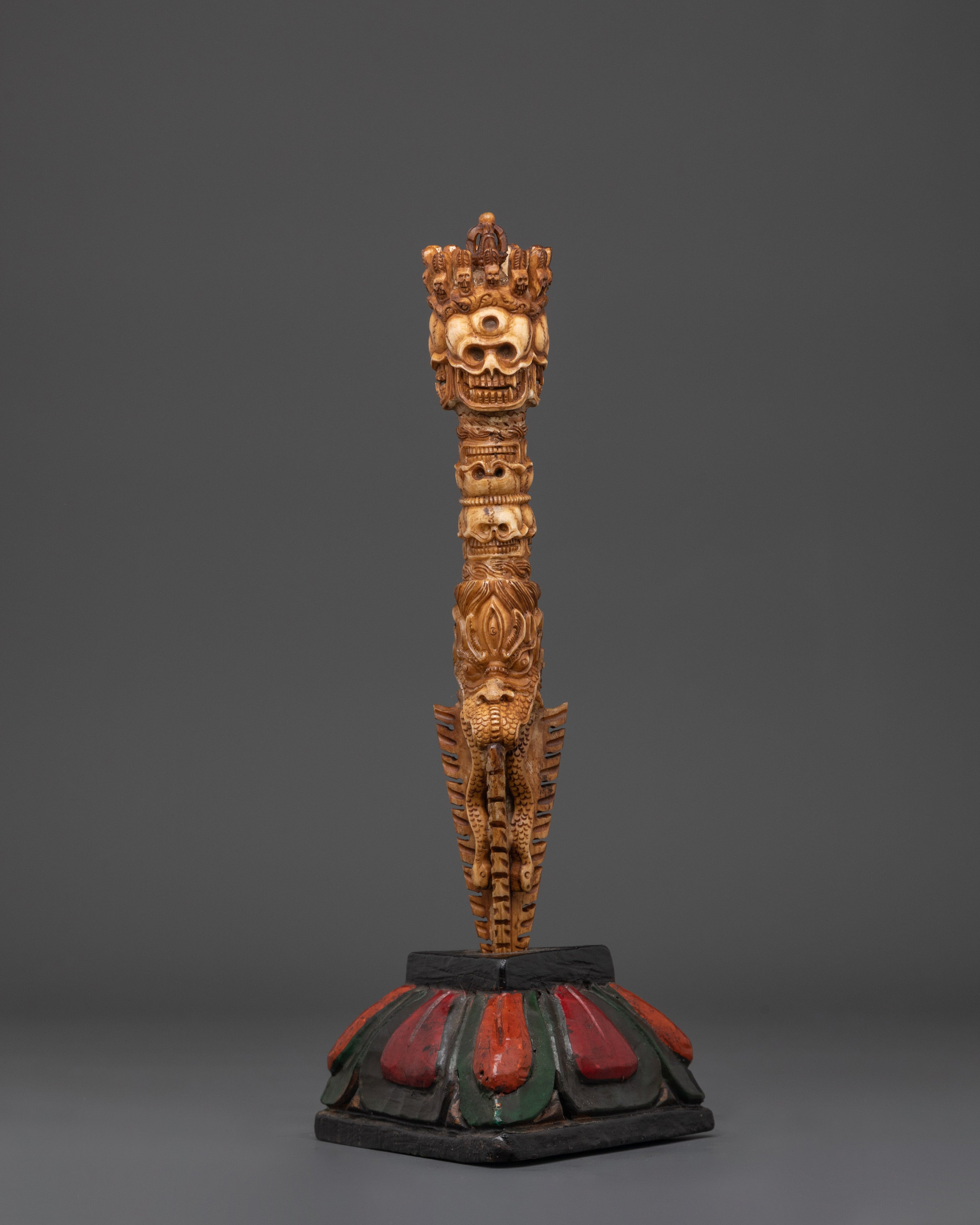 Wooden Phurba Dagger | protective tantric dagger