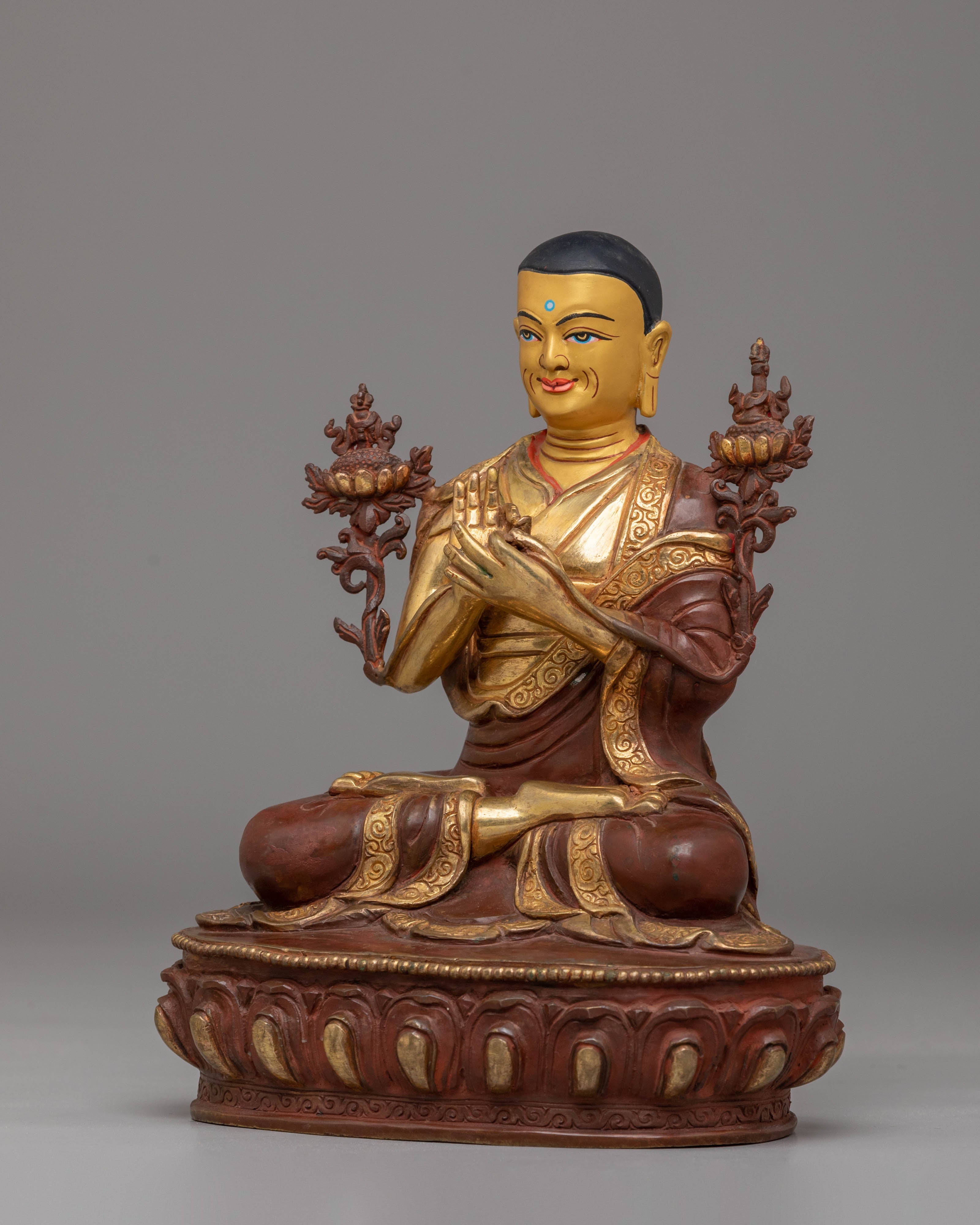 Buddhist Master Tsongkhapa Statue | Spiritual Home Decor