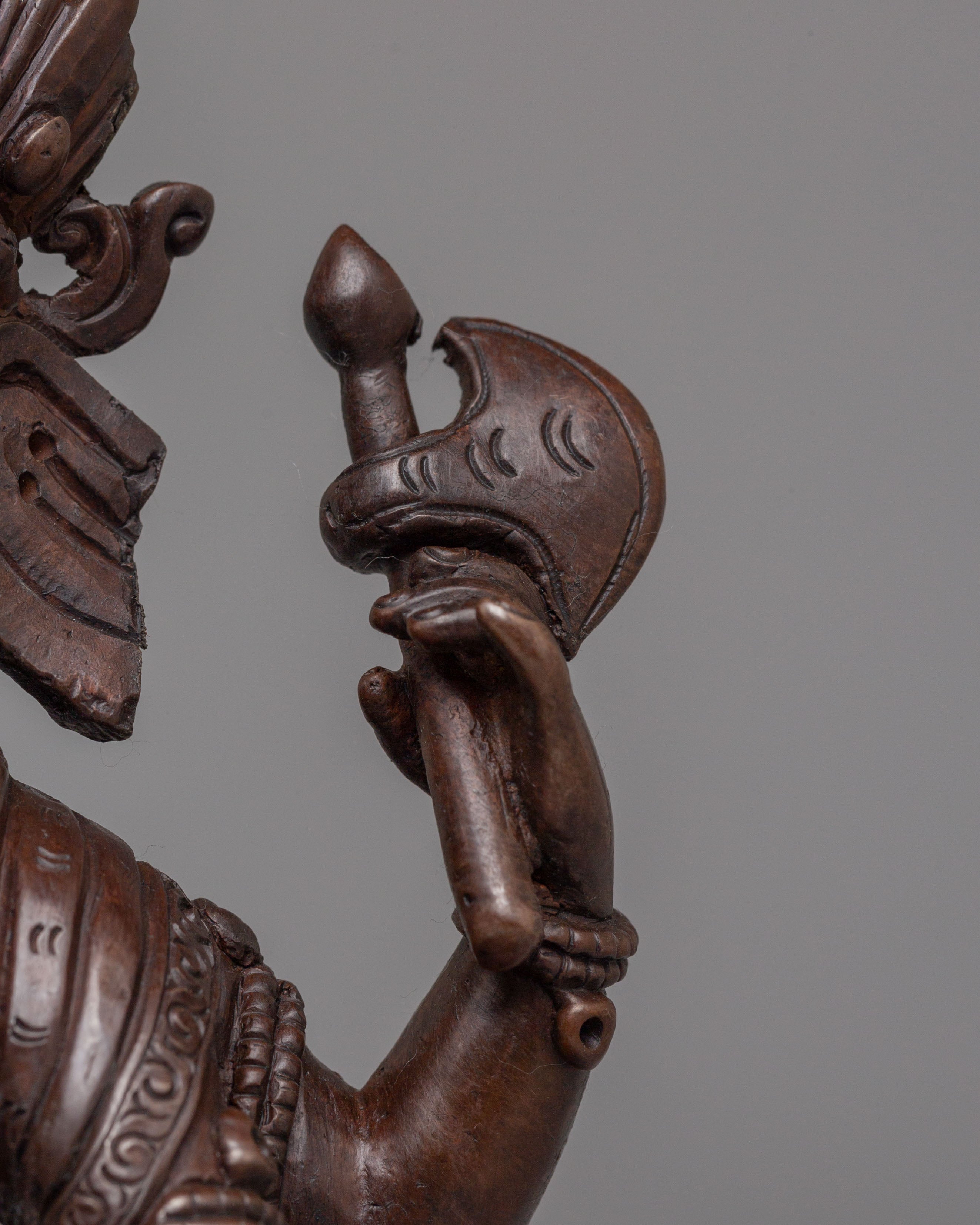 Sacred Statue of Hindu Deity Ganesha | Elephant God Spiritual Art