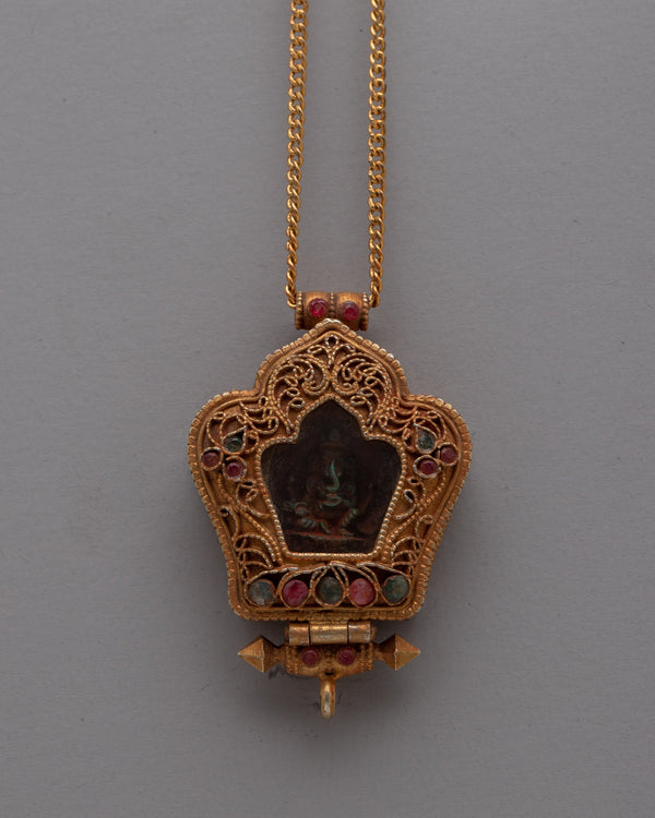 Lord Ganesh Ghau Locket