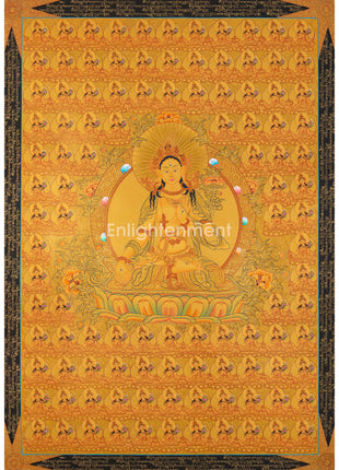 gold white tara