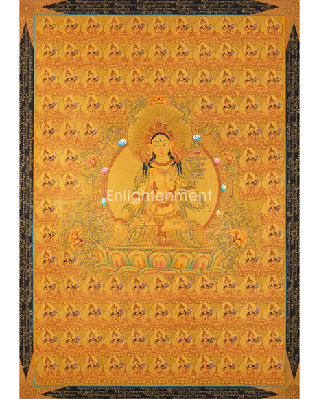 gold white tara