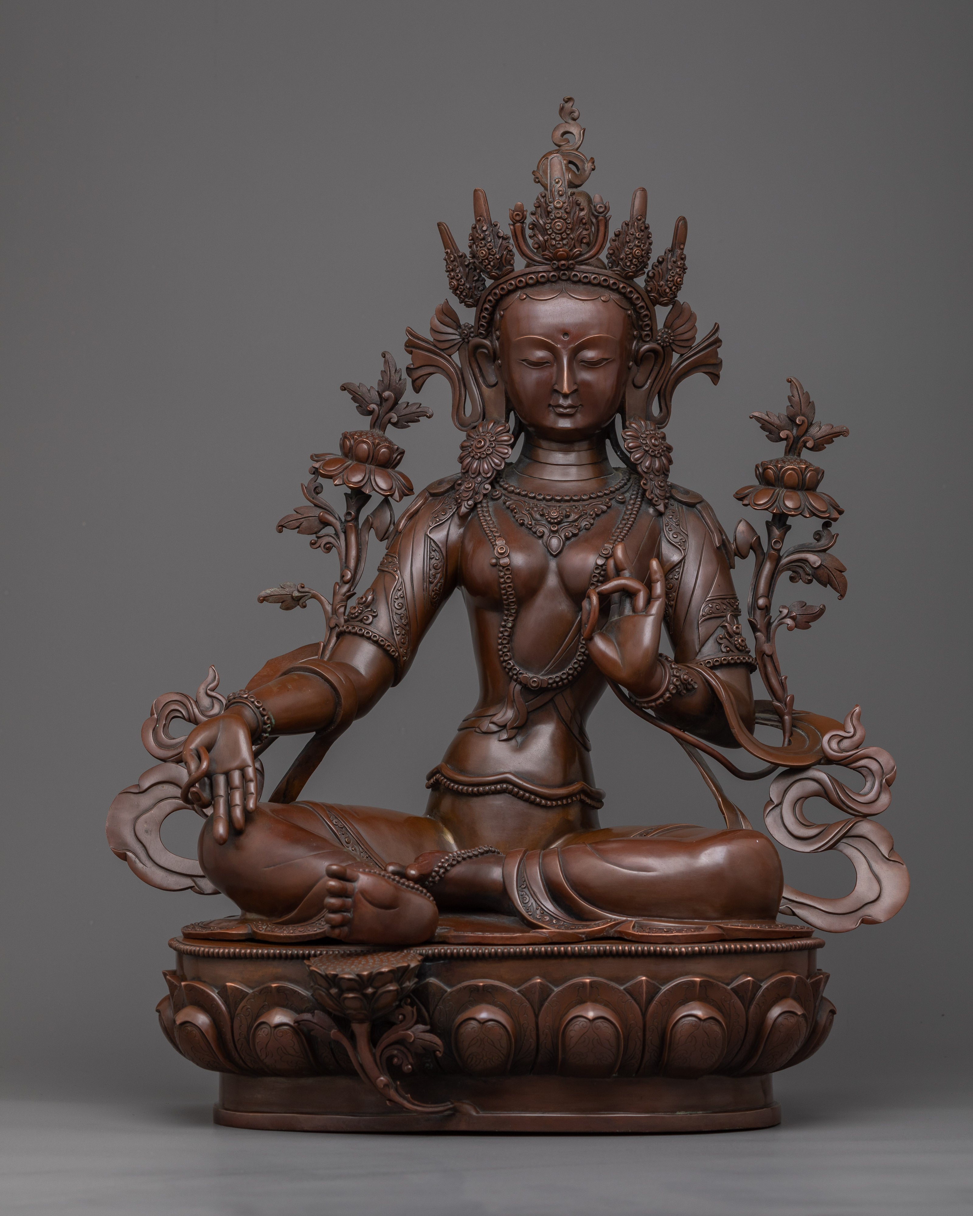 Green Tara Female Buddha Statue