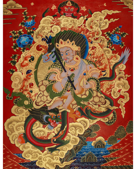 guardian of prosperity, white dzambhala