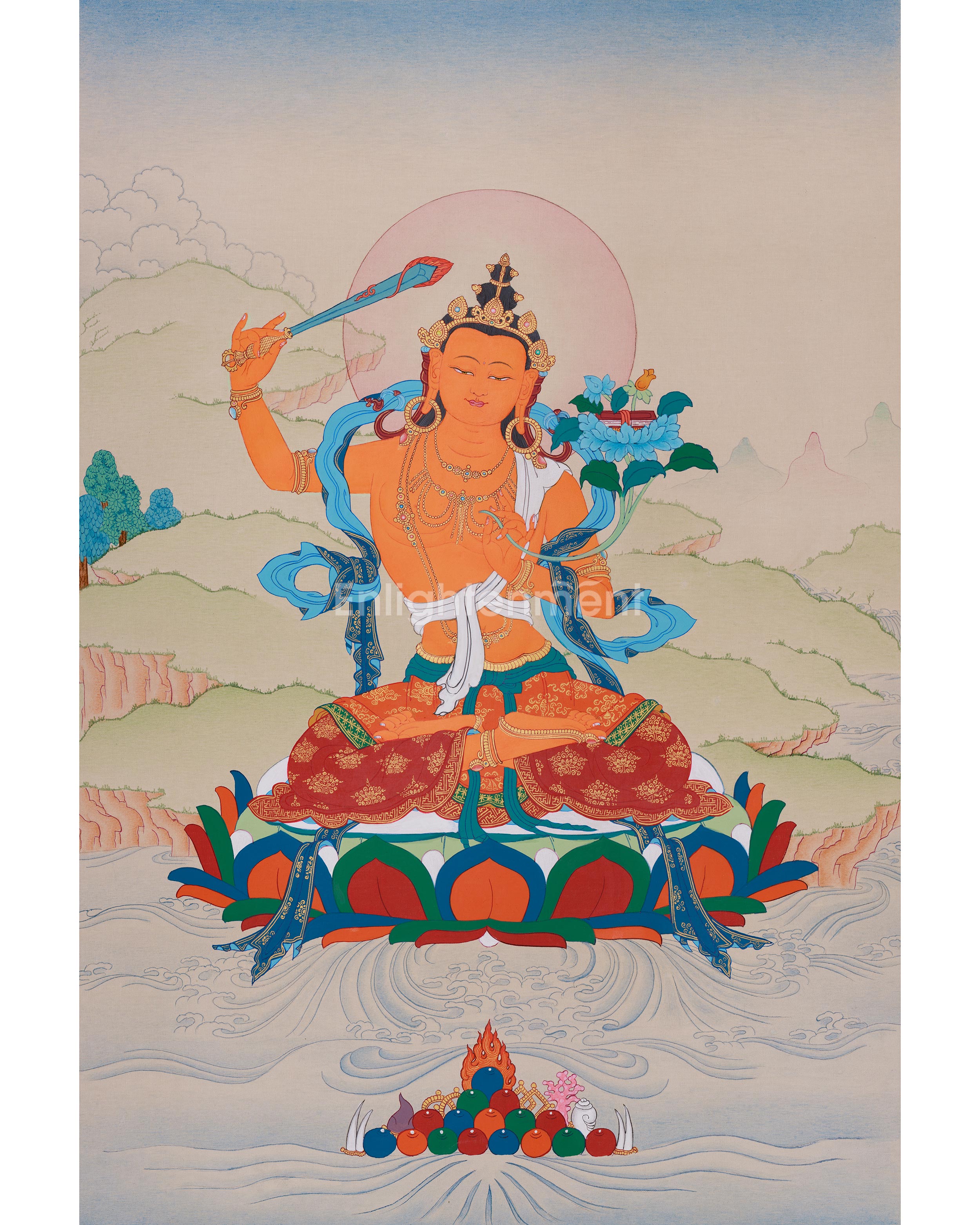 handmade-bodhisattva-manjushri