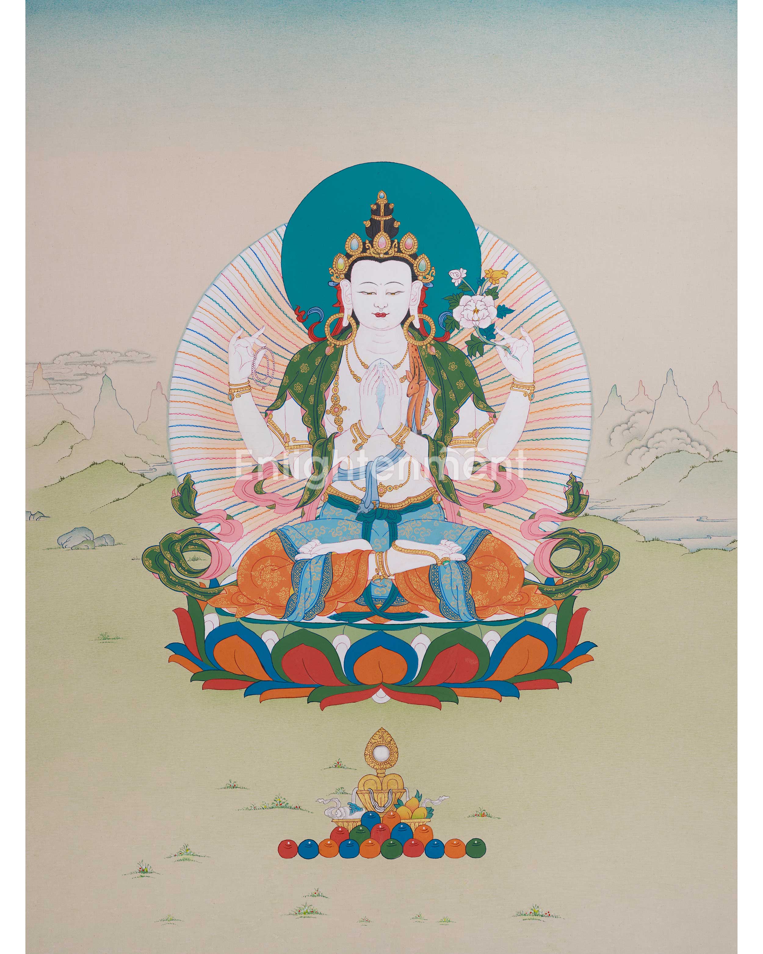 handmade-chenrezig-thangka