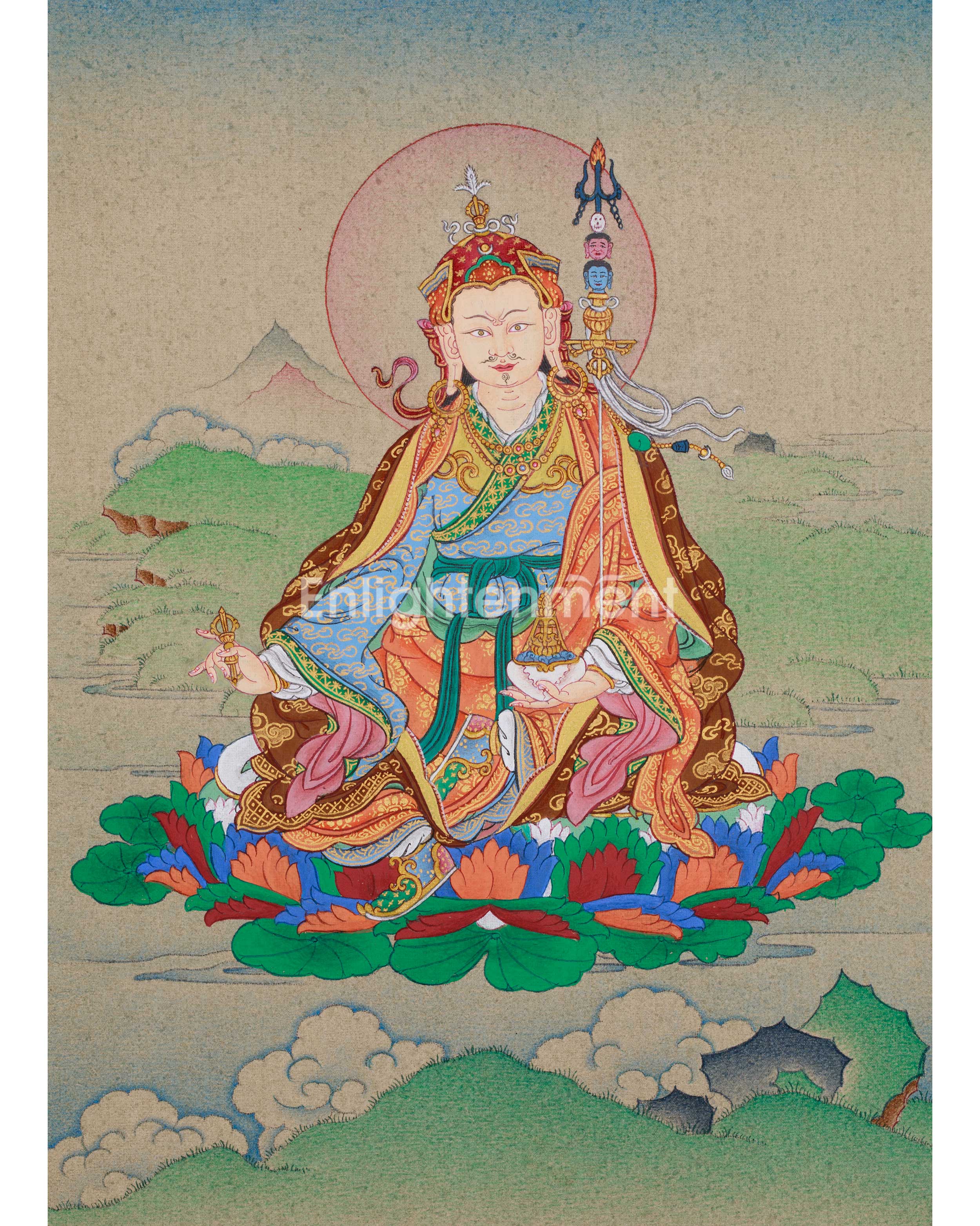 handmade-guru-padmasambhava-thangka