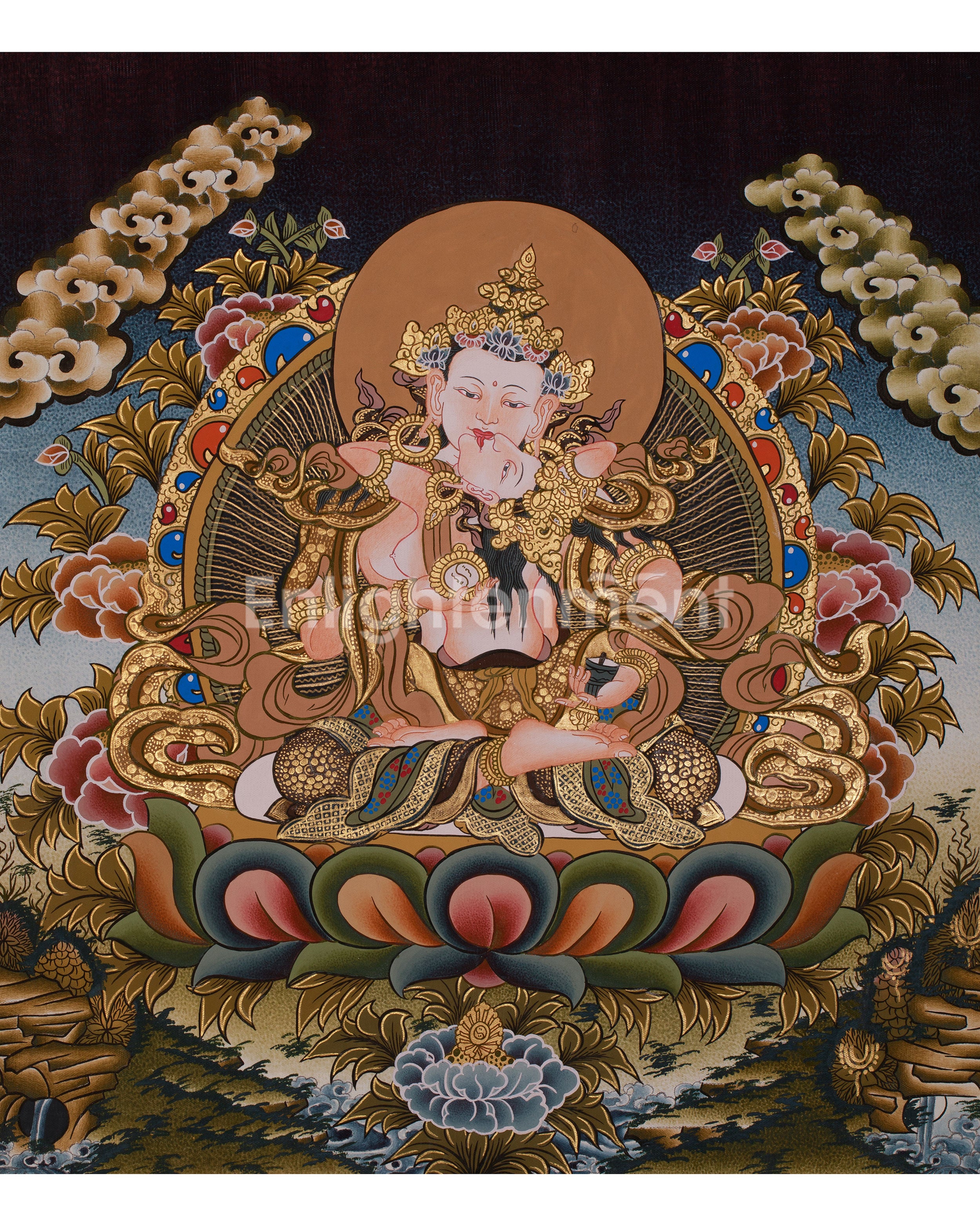 heruka vajrasattva and consort
