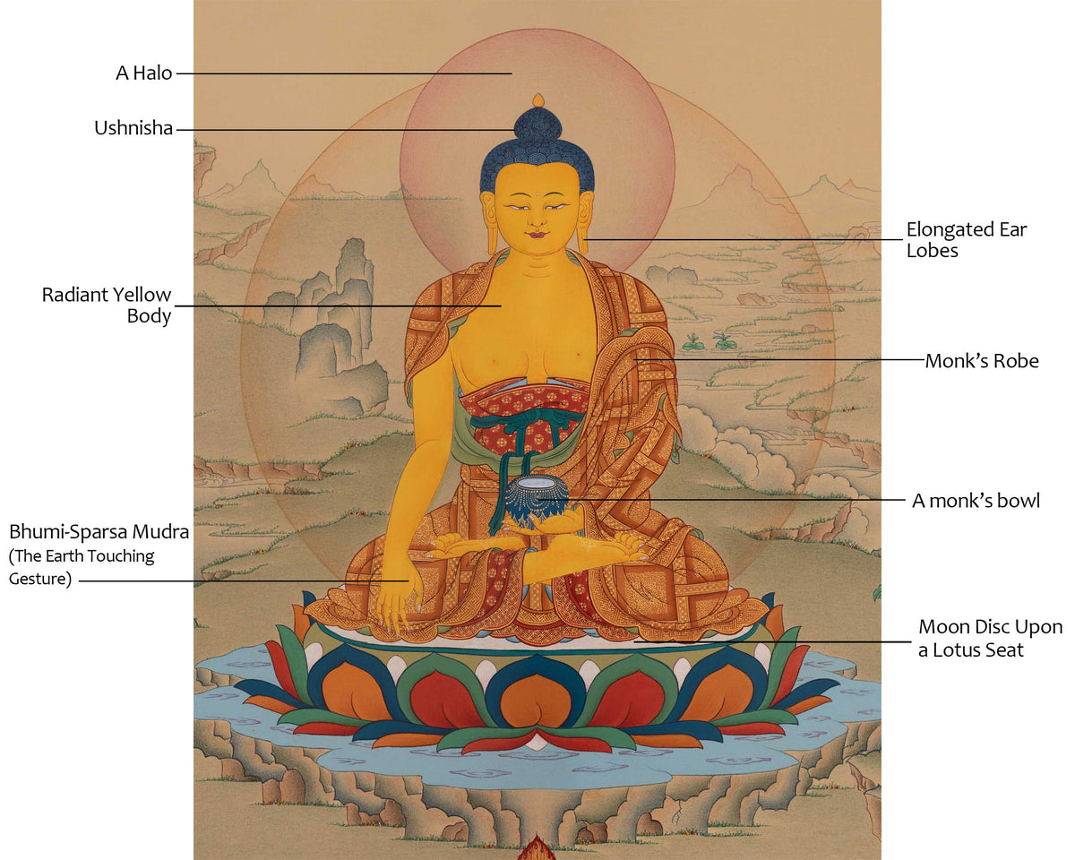 Shakyamuni Buddha Spiritual Artwork | Dharma Teacher | Siddhartha Gautama