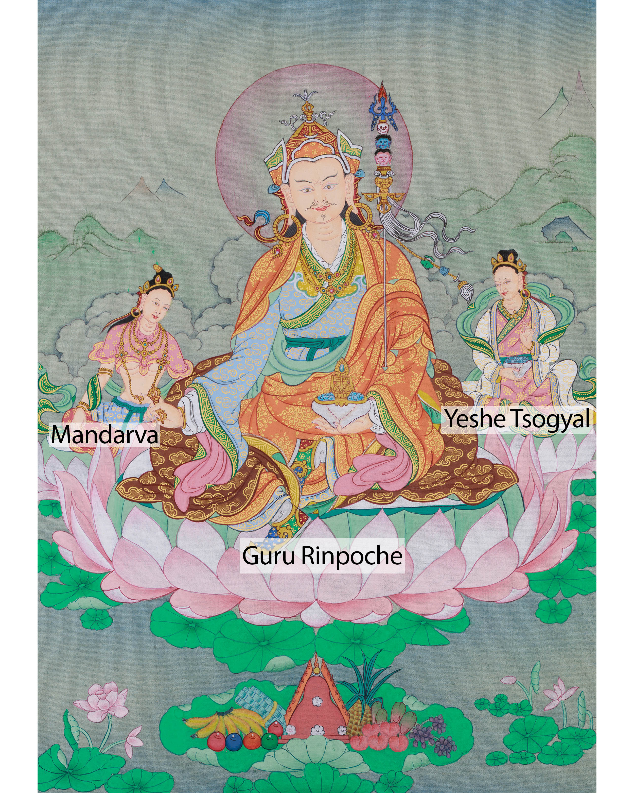 Spiritual Teacher Guru Rinpoche | Master of Tantric Buddhism
