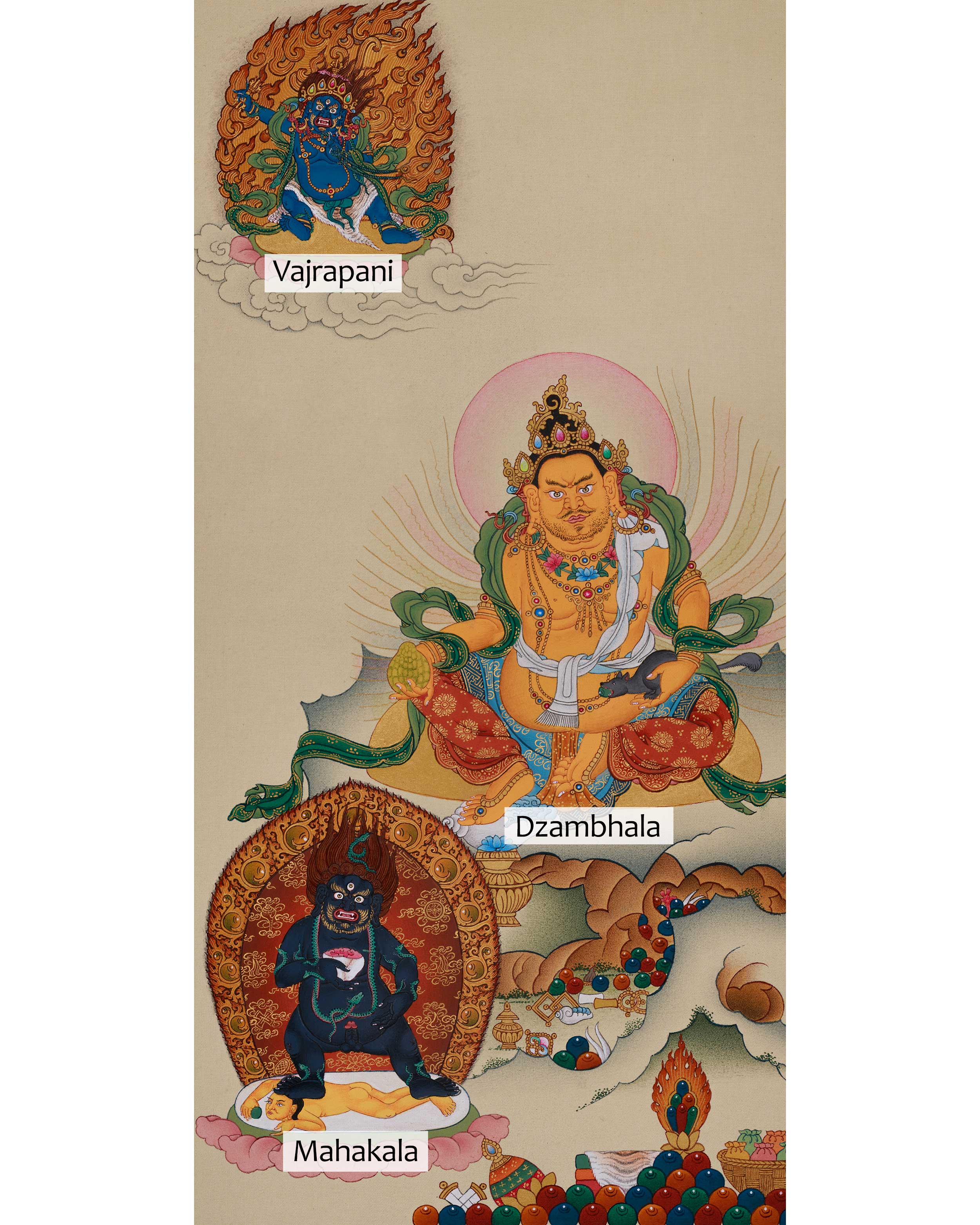 Dzambhala Buddhist Art | Wealth, Prosperity, and Sacred Abundance