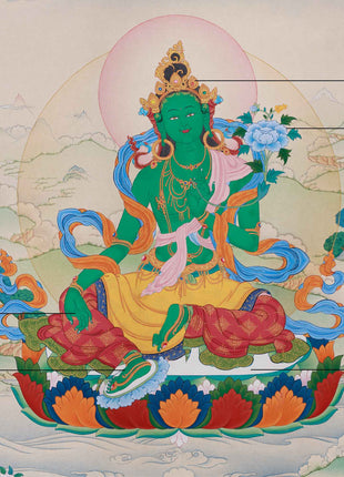 Traditional Green Tara, the Swift Savior | A Blessing of Protection and Serenity