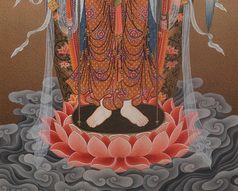 Senju Kannon Bosatsu | Forty-Two Armed Avalokiteshvara Japanese Art Painting