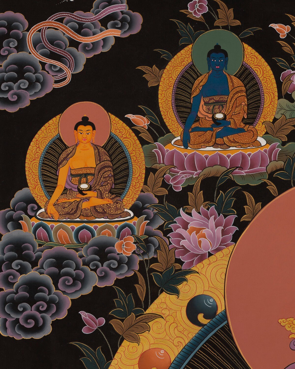 Original Hand painted Green Tara Thangka |Beautiful mother Green Tara symbolizing wisdom