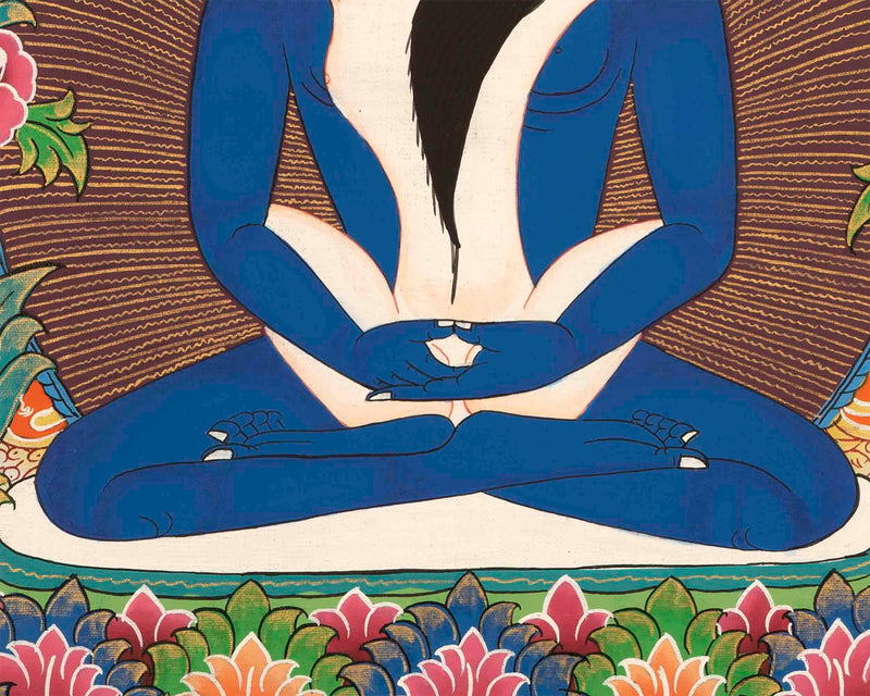 Samantabhadra Yab Yum Buddha Thangka | Painting for Meditation and Good Luck