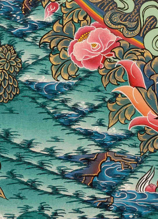 Avalokiteshvara Original Hand-Painted Tibetan Thangka | Wall Decor Painting