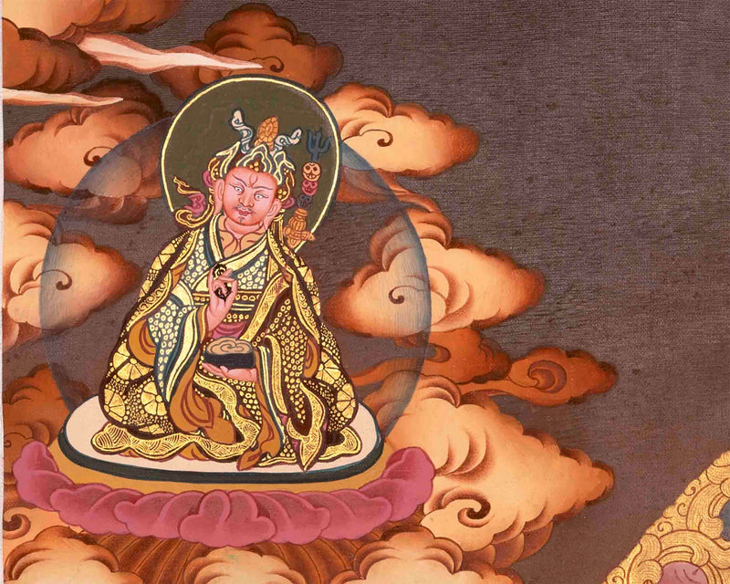 Hand Painted 1000 Armed Avalokiteshvara Thangka | Guanyin Chenrezig | Wall Painting