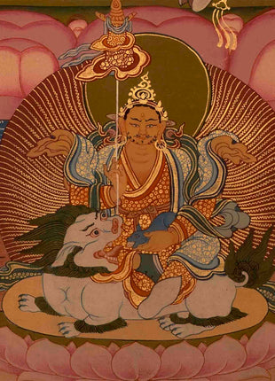 Original Hand Painted Vajrayogini Thangka Painting on a stretched Canvas