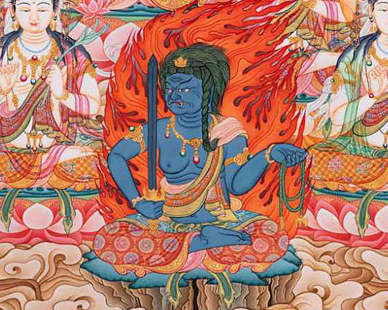 Shakyamuni Buddha Thangka | Original Tibetan Buddhist Religious Painting