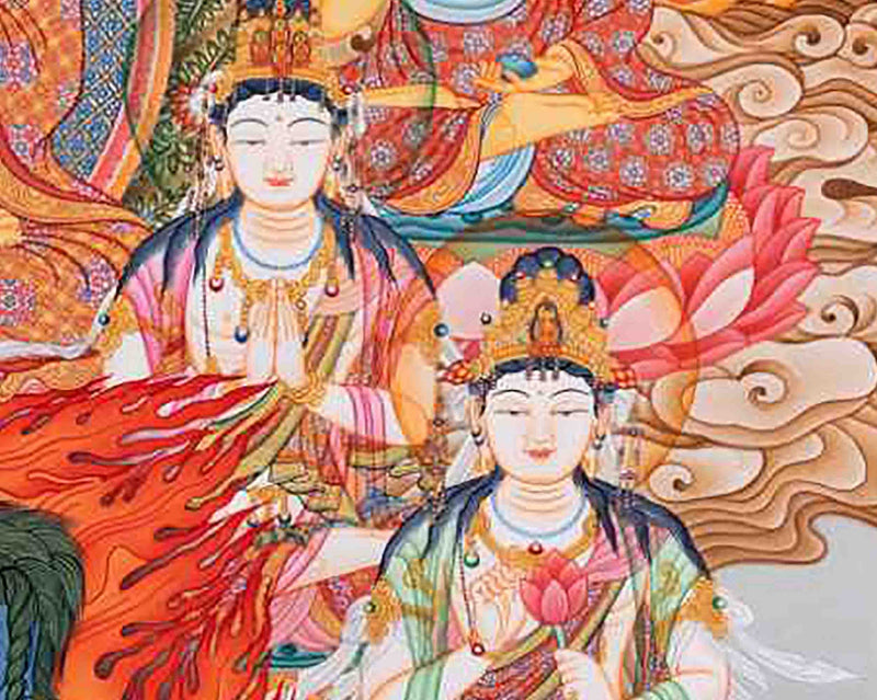 Shakyamuni Buddha Thangka | Original Tibetan Buddhist Religious Painting