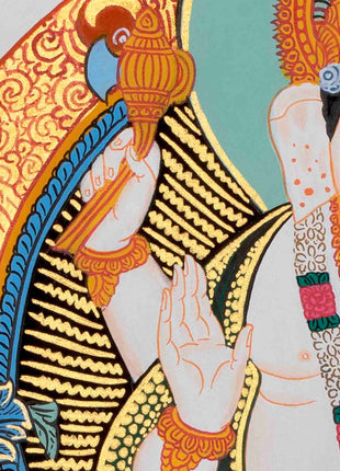 Lord Ganesh Painting | Original Hand Painted Ganesh | Ganpati Artwork | Religious Art |