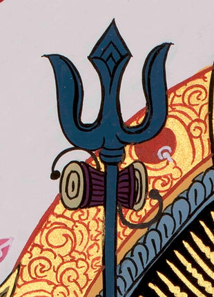 Lord Shiva Thangka Painting | Original Hand-painted Mahadev Thangka Art
