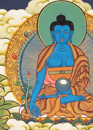 White Tara Thangka Painting | Original Hand-Painted Art