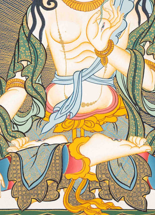 White Tara Thangka Painting | Original Hand-Painted Art