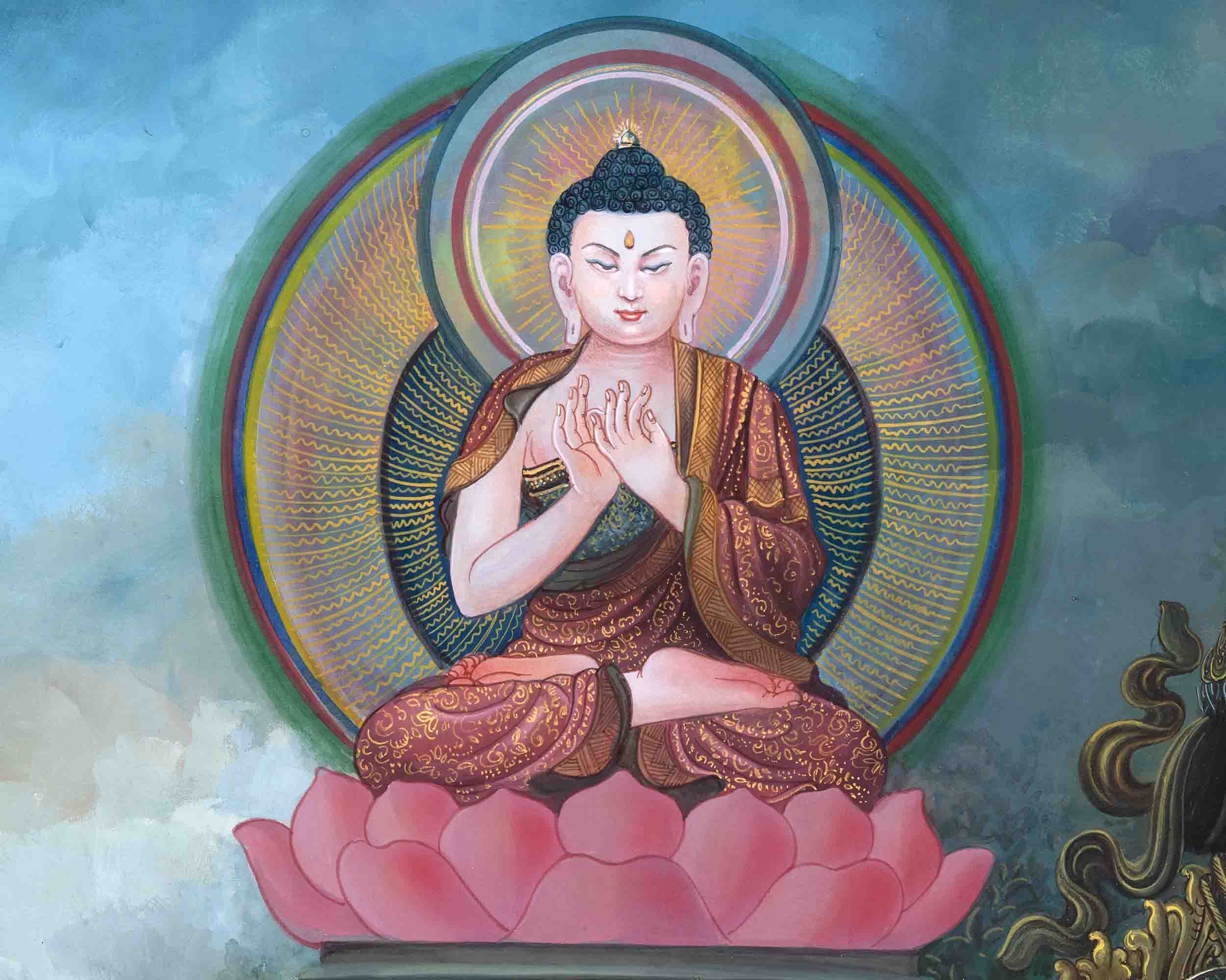 Original Hand Painted White Tara Thangka Art | Tibetan Buddhist Religious Painting