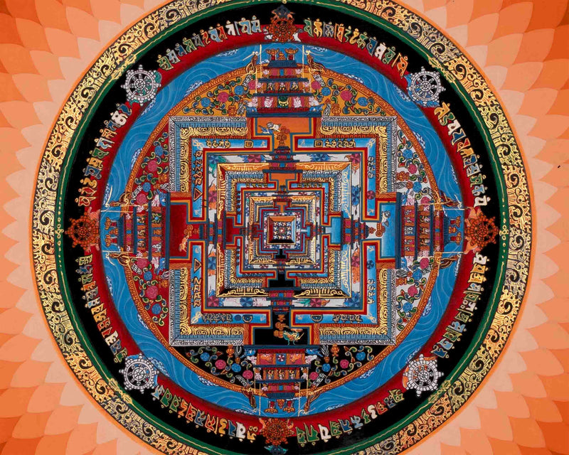 Thangka Kalachakra mandala | Thangka Painting Nepal | Wheel Of Time