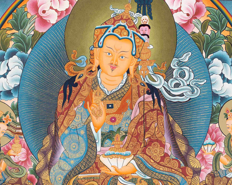 8 Guru Manifestation Thangka | Guru Rinpoche | Lotus Guru: Padmasambhava |