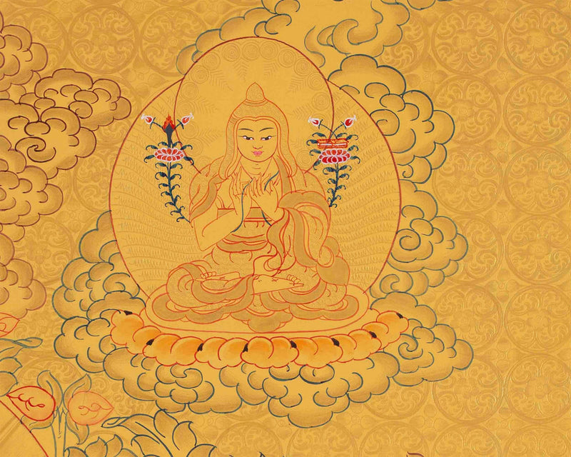 Real Full 24K Gold White Tara Thangka | Goddess of Compassion and Longevity |