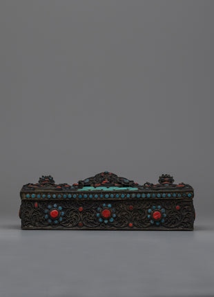 Tibetan Buddhist Jewelry Box 