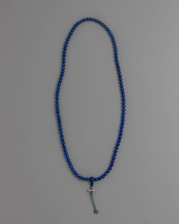 7A Natural Lapis Lazuli Mala Beads