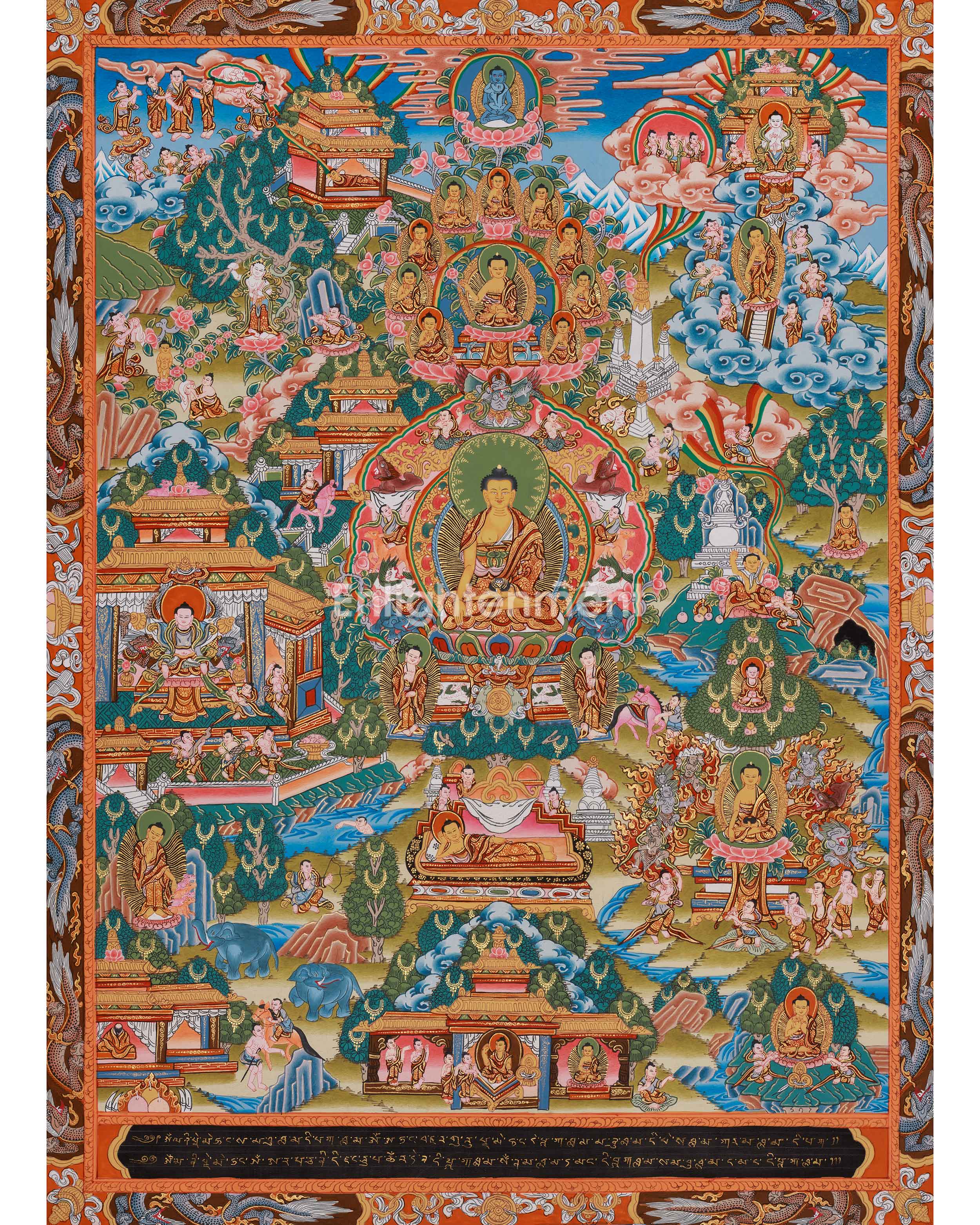 life-story-of-buddha-thangka