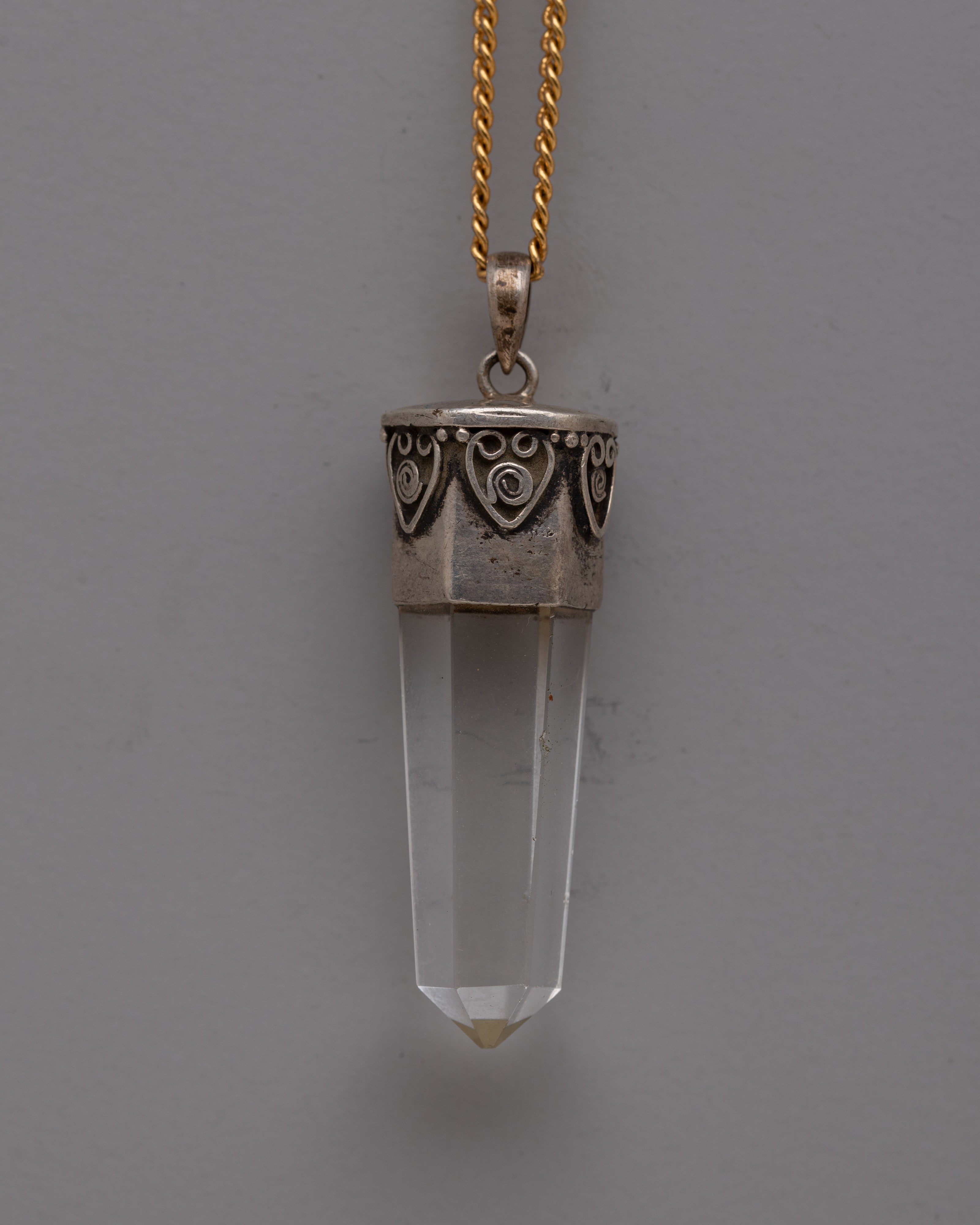 Silver Crystal Pendant