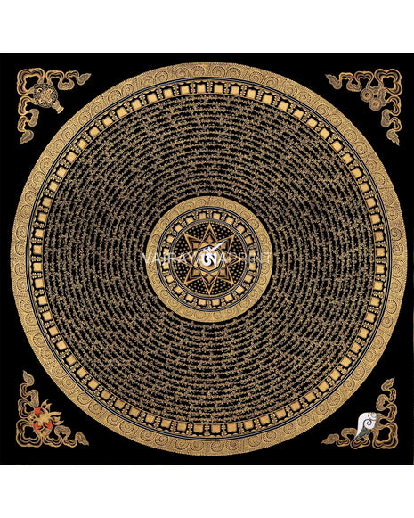  Gold Mandala Thangka Print