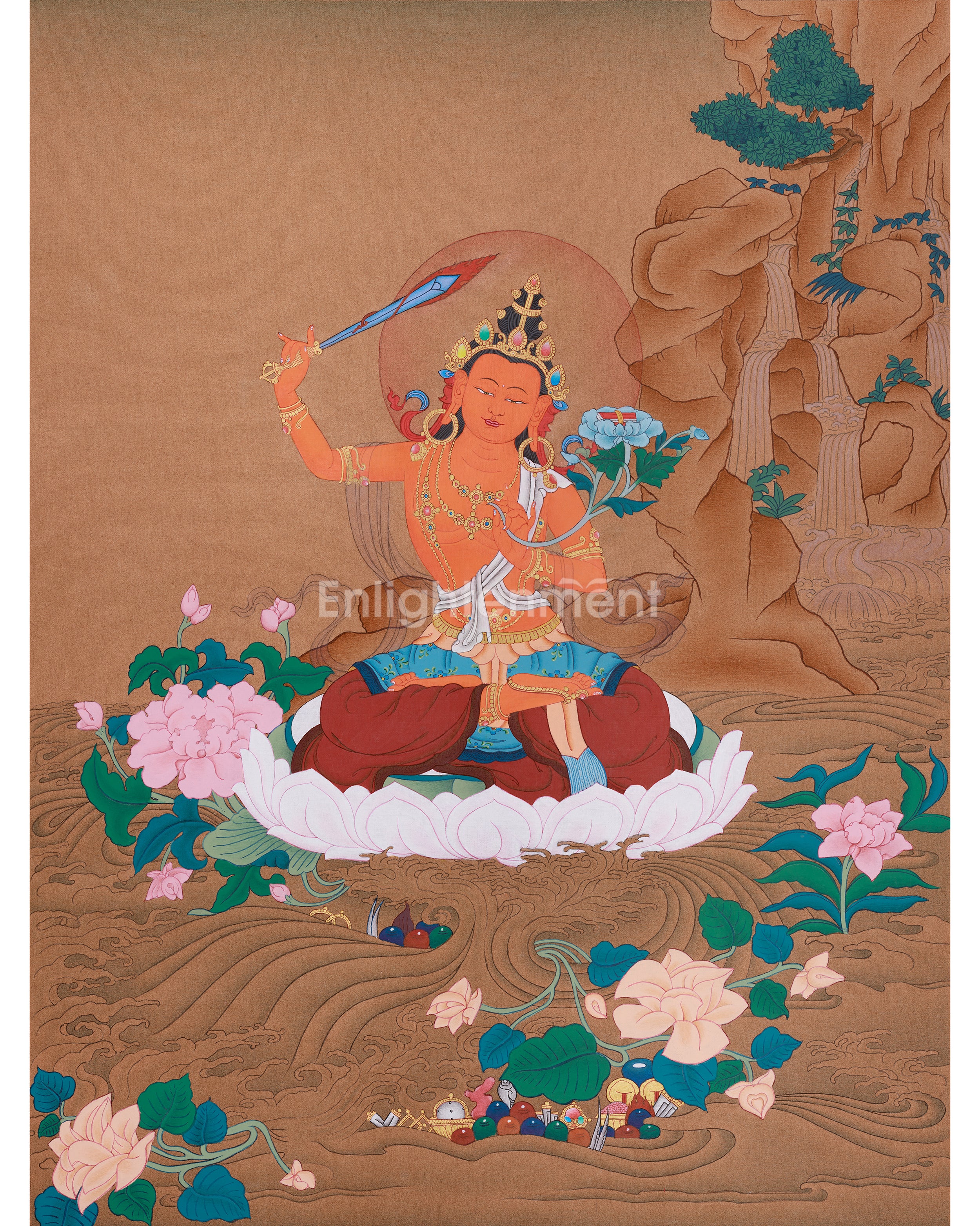 manjushri-spiritual-thangka