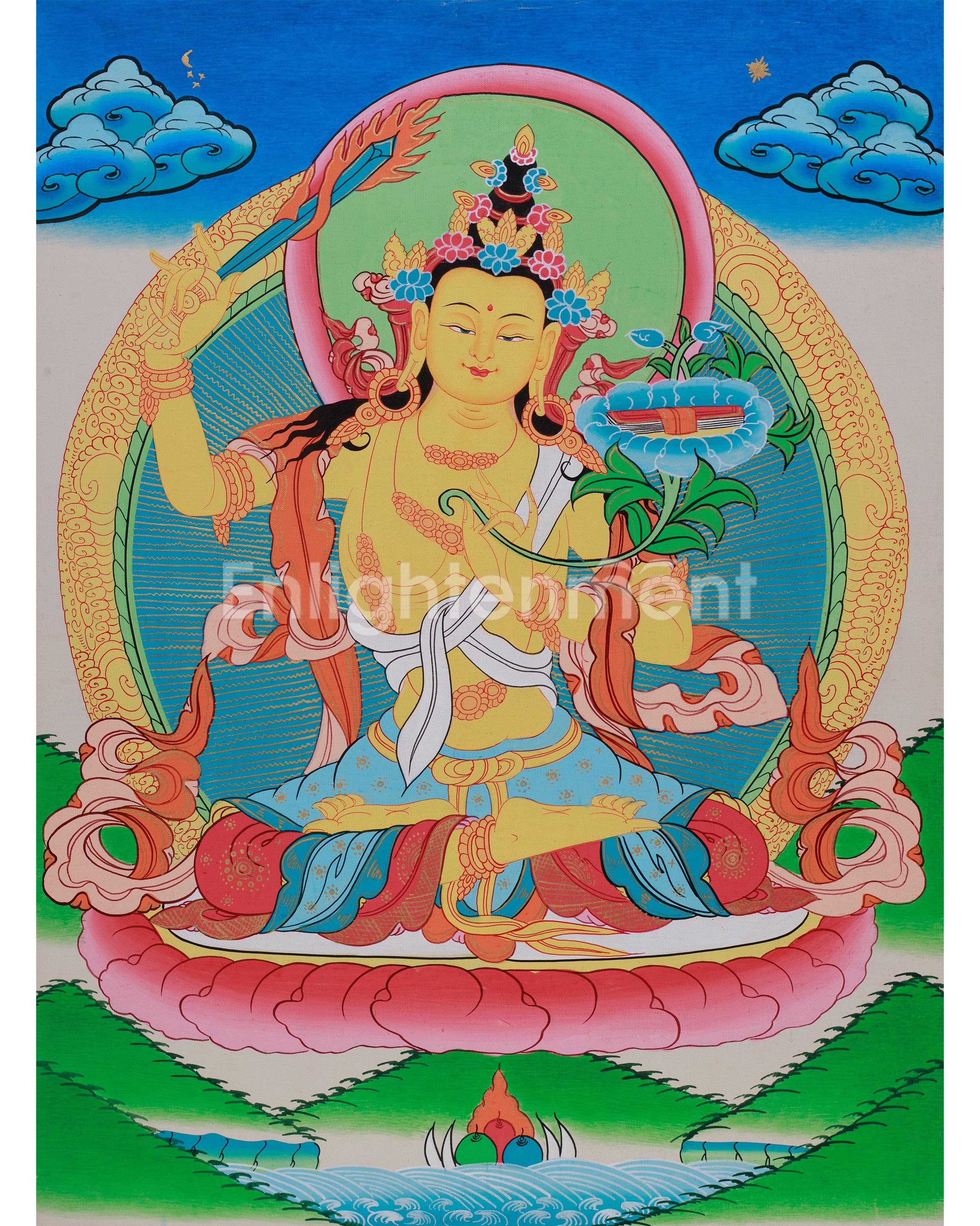 manjushri-wall-hanging-thangka