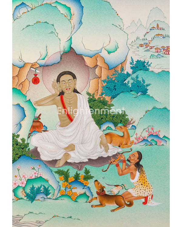 Jetsun Milarepa Thangka