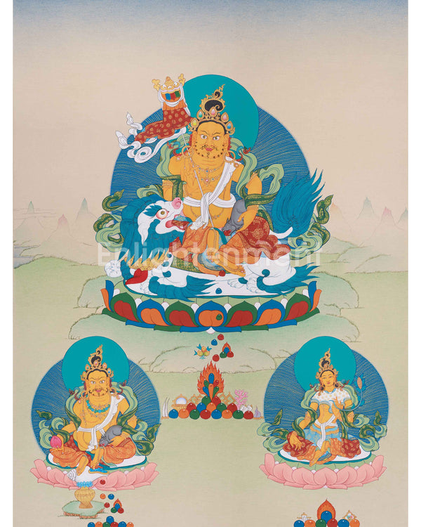 namtoshe-with-dzambhala-and-vasudhara
