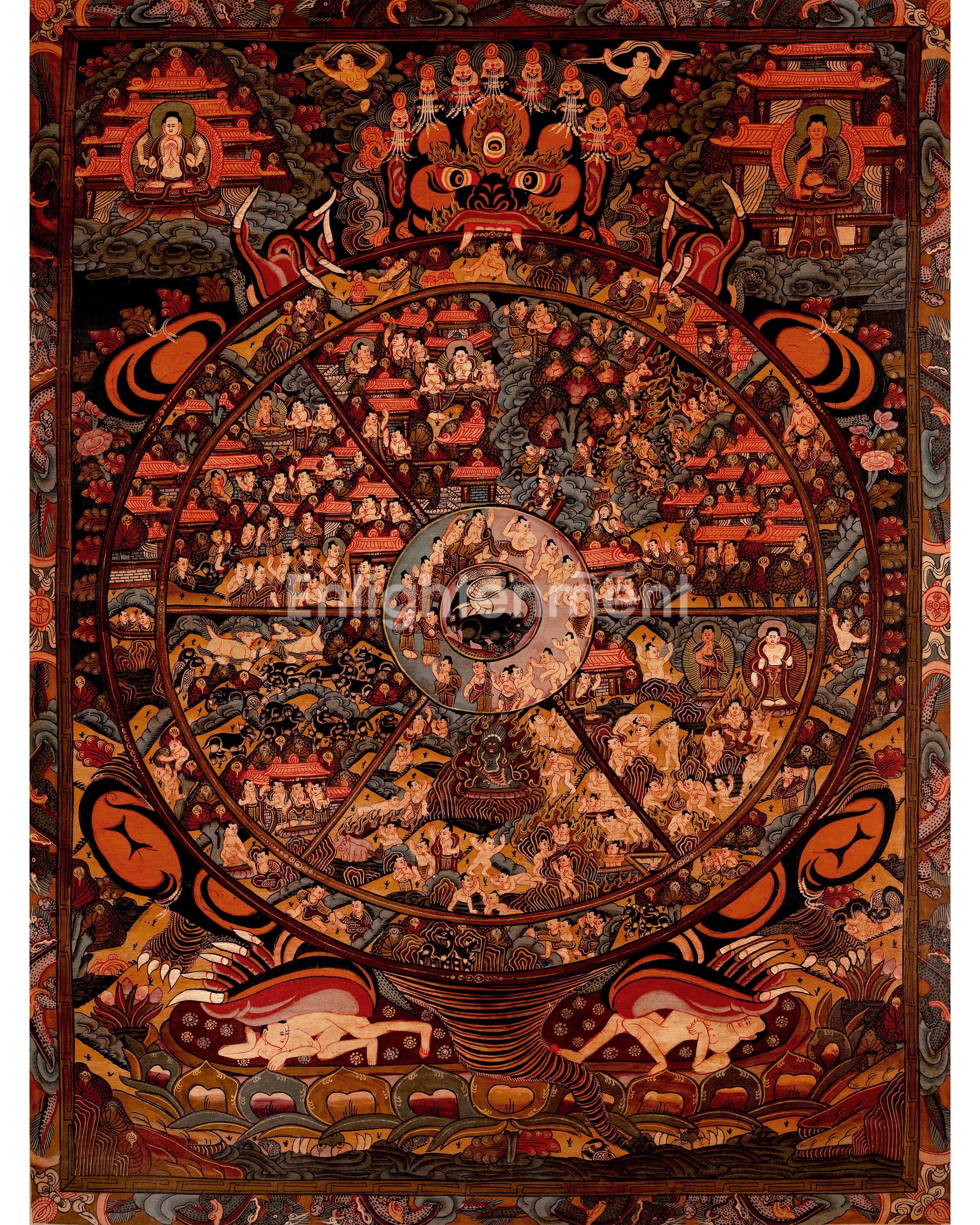 oil-varnished-wheel-of-life-thangka
