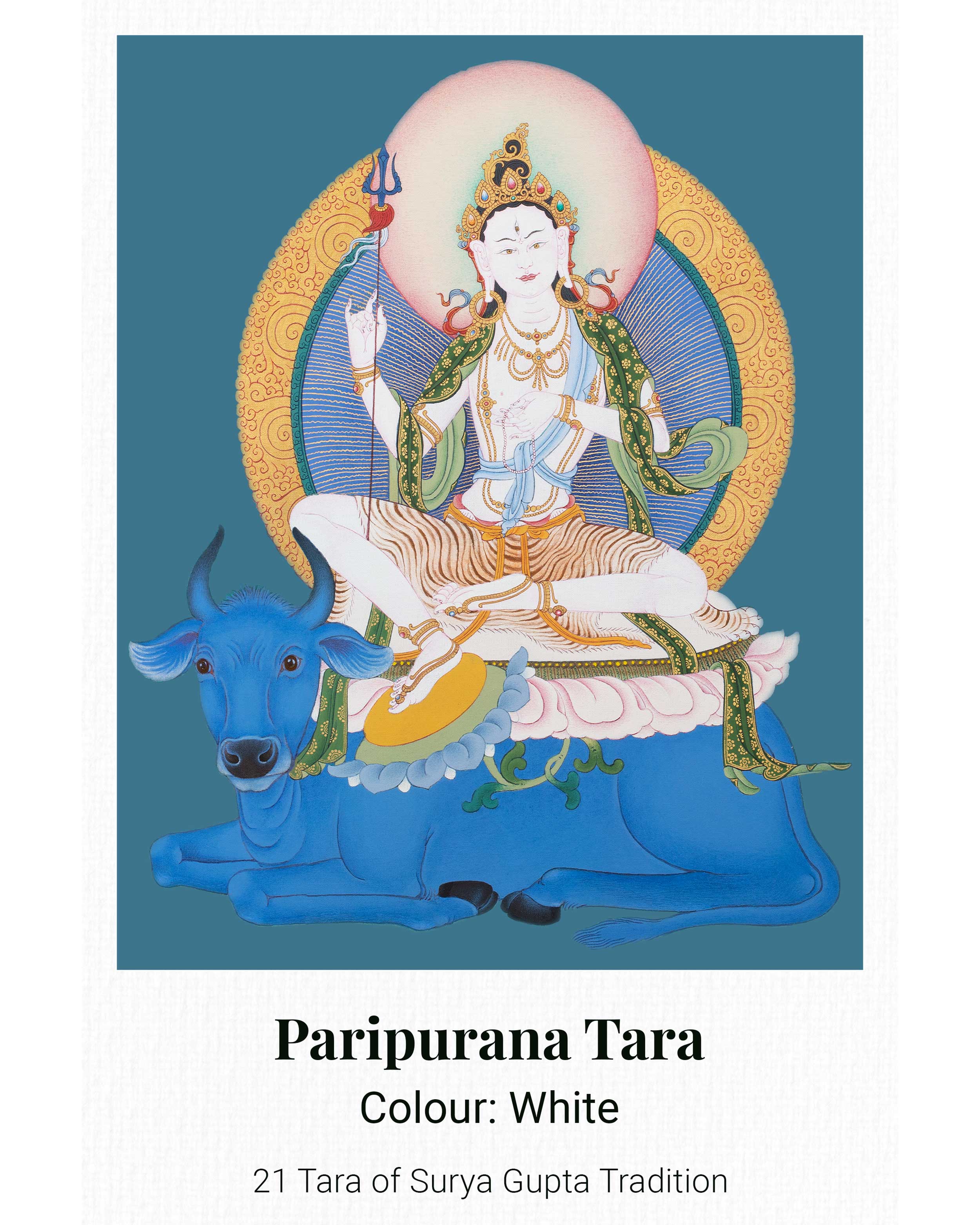 21 Tara Canvas Print | Spiritual Artwork of the 21 Transformative Forms of Goddess Tara