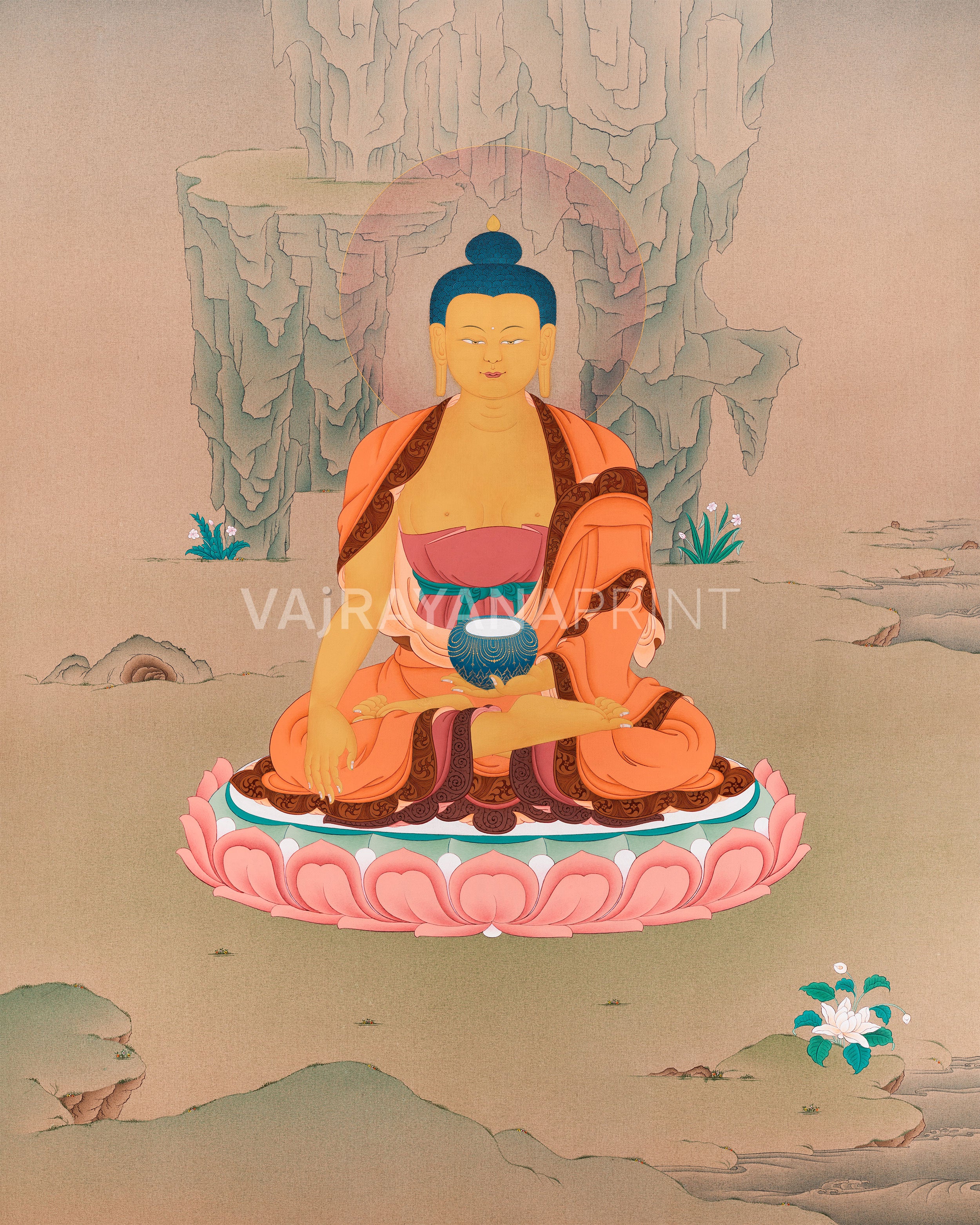 peaceful-shakyamuni-buddha-print