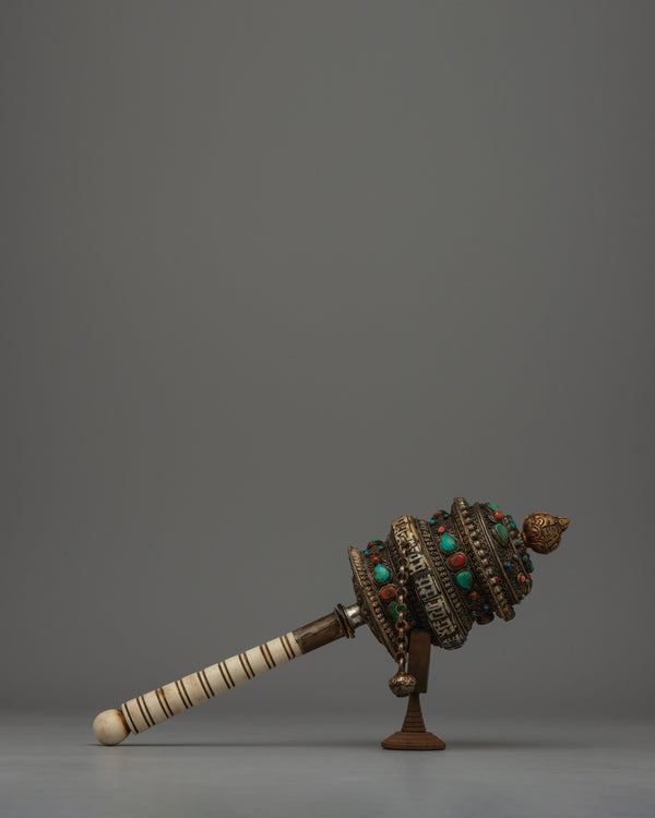 Handheld Tibetan Prayer Wheel